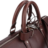 Louis Vuitton Bordeaux Calfskin Nomad Keepall 45 Bandoulière Travel Bag