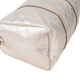 Gucci Monogram GG Silver Imprimé Boston Handbag