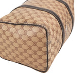 Gucci Monogram GG Coated Canvas Boston Handbag