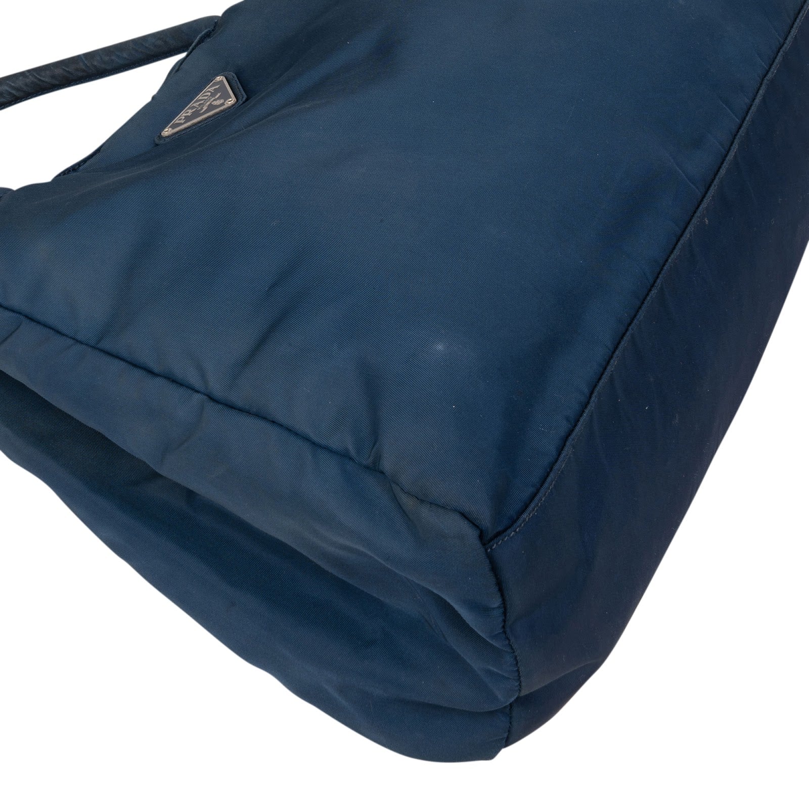 [🔄️B09 / F19] Prada Navy Nylon Tessuto Tote Handbag - vintageandkickz
