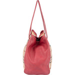 [🔄️B23 / F59] Burberry Haymarket Check Bucket Tote Shoulder Bag - vintageandkickz