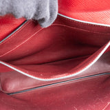 Prada Red Saffiano Leather Double Handbag - vintageandkickz