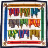 Hermès Sangles Silk 90 Scarf Tuch