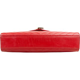 Yves Saint Laurent Grain De Poudre Leather Envelope Crossbody Bag