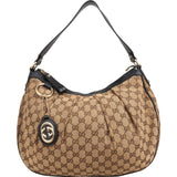 Gucci Monogram GG Canvas Sukey Hobo Shoulder Bag
