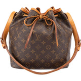 Louis Vuitton Monogram Canvas Sac Noé Petit Shoulder Bag