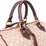 Louis Vuitton Monogram Mini Lin Speedy 30 Bandoulière Handbag