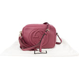 Gucci Pink Leather Soho Disco Crossbody Bag