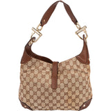 Gucci Monogram GG Canvas New Jackie Hobo Shoulder Bag