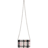 Chanel Limited Multicolor Tweed Wallet On Chain Crossbody Bag
