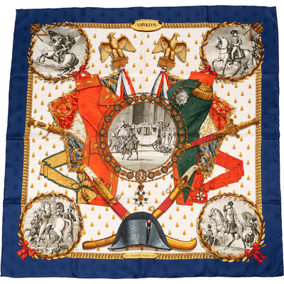 Hermès Napoléon Silk 90 Scarf Tuch