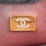 Chanel Quilted Caviar Leather Gold Small Double Flap Shoulder Bag