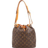 Louis Vuitton Monogram Canvas Sac Noé Petit Shoulder Bag
