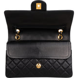 Chanel Quilted Lambskin 24K Gold Medium Double Flap Shoulder Bag