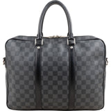 Louis Vuitton Monogram Damier Canvas Graphite Porte-Documents Voyage Handbag