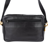 Loewe Black Leather Anagram Crossbody Bag
