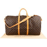 Louis Vuitton Monogram Canvas Keepall 60 Bandoulière Travel Bag