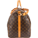 Louis Vuitton Monogram Canvas Keepall 60 Bandoulière Travel Bag