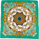 Hermès Carrousel Silk Carre 90 Scarf Tuch