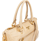 Prada Vitello Shine Bauletto Handbag
