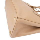 Prada Beige Saffiano Leather Galleria Handbag