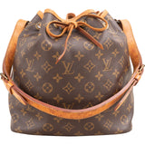 Louis Vuitton Monogram Canvas Sac Noé Petit Shoulder Bag