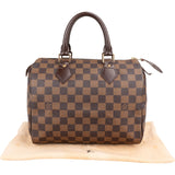 Louis Vuitton Monogram Damier Ebene Canvas Speedy 25 Handbag