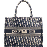 Christian Dior Oblique Trotter Monogram Small Book Tote Handbag