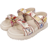 Dior Multicolor Leather Dioract Sandal Sandals (35)