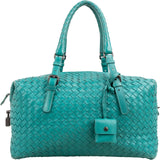 Bottega Veneta Intrecciato Nappa Leather Boston 30 Handbag