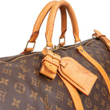 Louis Vuitton Monogram Canvas Keepall 60 Bandoulière Travel Bag