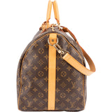 Louis Vuitton Monogram Canvas Keepall 55 Bandoulière Travel Bag