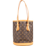 Louis Vuitton Monogram Canvas Bucket PM Shoulder Bag