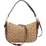 Coach Monogram Signature Canvas Ellen Shoulder Bag
