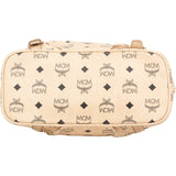 MCM Monogram Visetos Satchel Tote Handbag