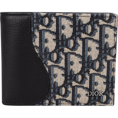 Christian Dior Oblique Trotter Monogram Jacquard Bifold Wallet