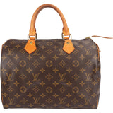 Louis Vuitton Monogram Canvas Speedy 30 Handbag