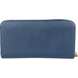 Prada Saffiano Fiocco Leather Zip Around Wallet