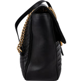 Gucci Matelassé Leather GG Marmont Large Single Flap Crossbody Bag