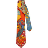 Hermès Multicolor Print Silk Tie Krawatte