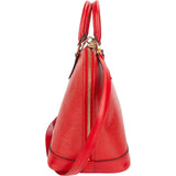 Louis Vuitton Red Epi Leather Alma PM Handbag