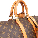 Louis Vuitton Monogram Canvas Keepall 45 Bandoulière Travel Bag