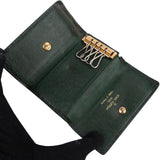 Louis Vuitton Green Taiga Leather Key Holder