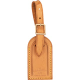 [🔄️B10 / F82] Louis Vuitton Vachetta Leather Luggage Tag - vintageandkickz