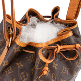 Louis Vuitton Monogram Canvas Sac Noé Petit Shoulder Bag