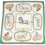 Hermès Grand Apparat Silk 90 Scarf Tuch