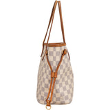 Louis Vuitton Monogram Damier Azur Neverfull PM Shoulder Bag