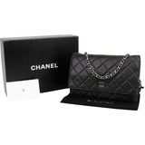 Chanel Quilted Lambskin Wallet On Chain Crossbody Bag