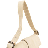 Salvatore Ferragamo Canvas Gancini Baguette Shoulder Bag