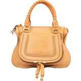Chloé Brown Suede Marcie Handbag